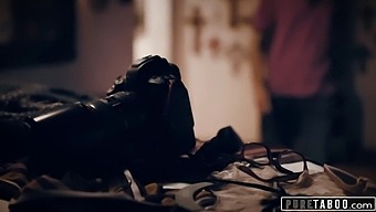 Interracial Encounter With Model Demi Sutra And Photographer
