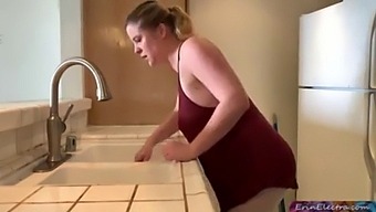 A Kitchen Encounter Between A Stepmom And A Young Boy