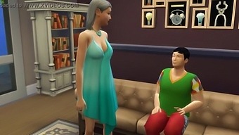 Amateur Mother Discovers Her Overweight Son Pleasuring Himself And Decides To Take Matters Into Her Own Hands