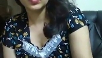Indian Milf With Large Breasts Engages In Video Chat With Her Partner
