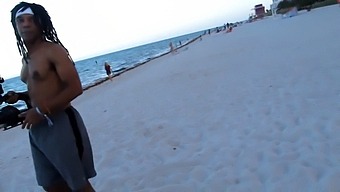 Latina And Asian Teens In A Threesome On South Beach