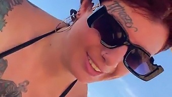 I Gave Him A Blowjob On The Beach And Got Caught