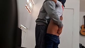 Hidden Camera Captures Colombian Step Cousin Yoselin In Action