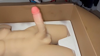 Solo Ride On A Male Sex Doll With Big Tits