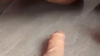Big Ass Bbw Enjoys Intense Dildo Penetration