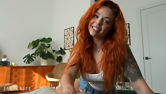 Red-Haired Beauty Sinatra Monroe Wants To Make A Sex Video For Her Cuckold Boyfriend.