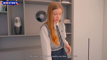 A School Principal Catches A Schoolgirl On A Webcam Site And Gives Her A Choice Between Expulsion And A Rough Fuck.